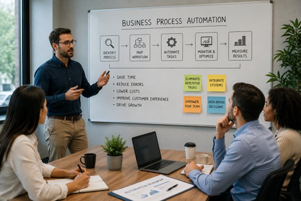 Automated Business: How Small Businesses Can Work Smarter, Cut Costs, and Grow Without Adding Chaos