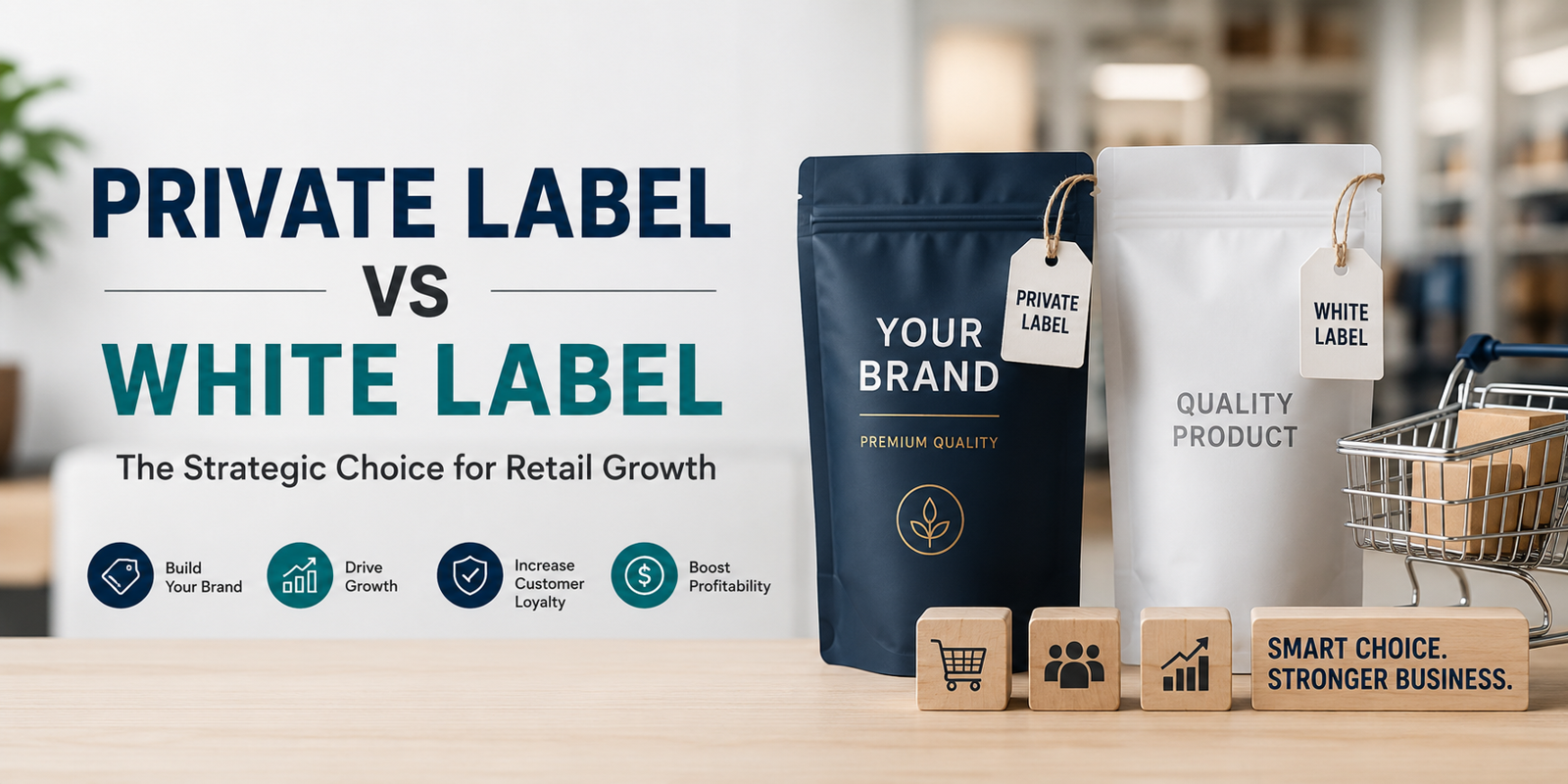 Private Label vs White Label: The Strategic Choice for Retail Growth