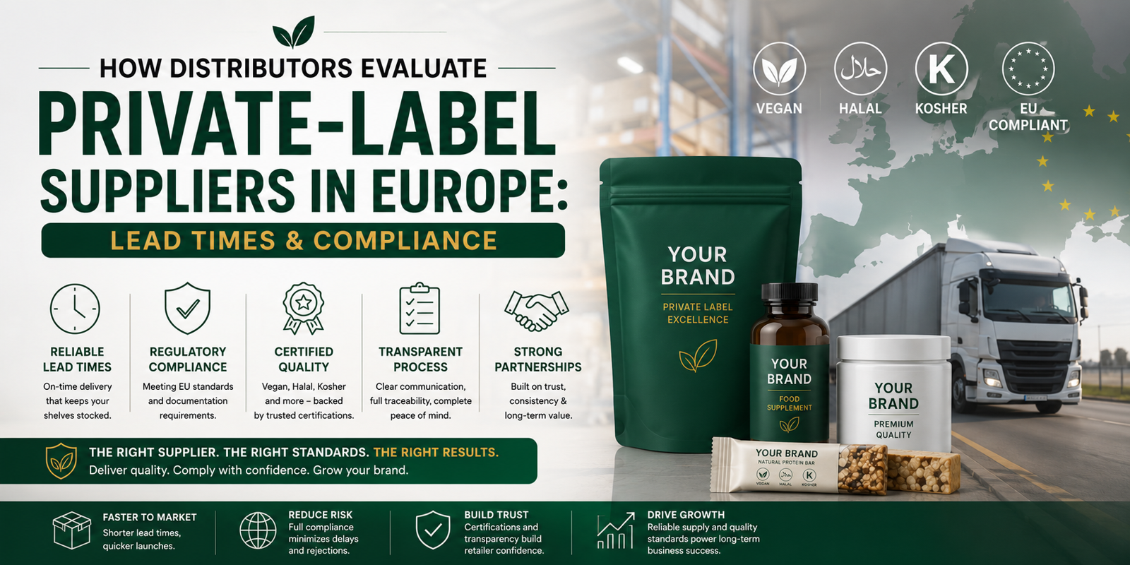 Private Label Suppliers Europe: How Distributors Can Choose the Right Manufacturing Partner