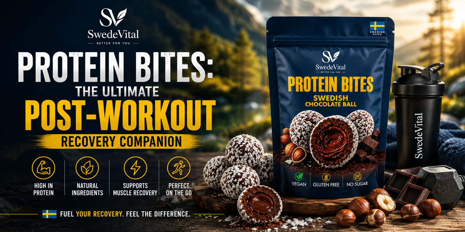 SwedeVital Protein Bites: The Ultimate Post‑Workout Recovery Companion