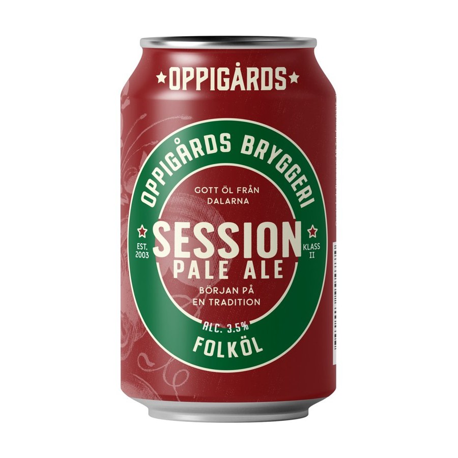 Oppigårds Session Pale Ale öl 3,5% 33 cl burk